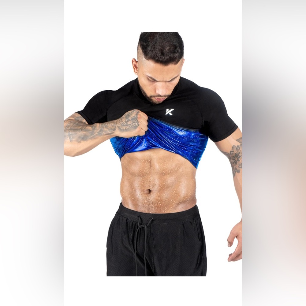 Kewlioo Sauna Shirt for Men Sz L